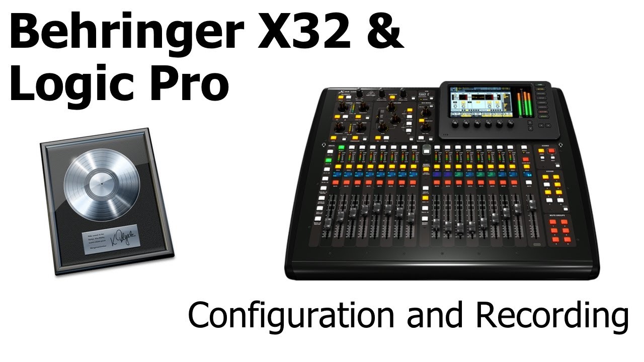 behringer x32 recording to computer